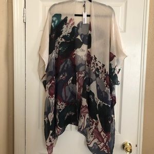 Sonoma Floral Poncho